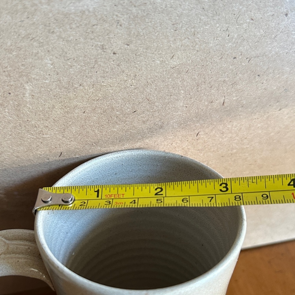 Ocracoke Coffee Co. Stoneware Mug in Blue and Cream - Picture 5 of 8